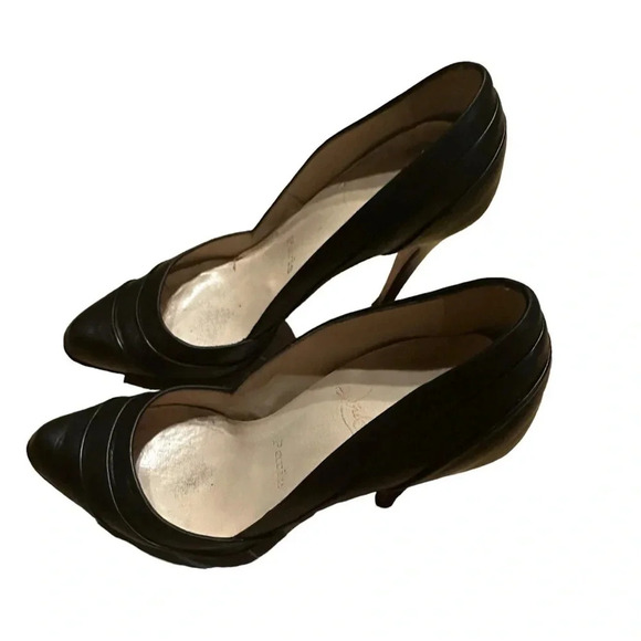 Christian Louboutin insectika 100 seta calf black pump heels size 38 - Picture 2 of 15